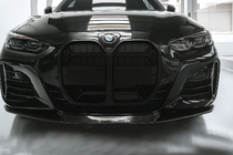 BMW 4-serie G22/23/26 2020– CS-Style nierengrilles (voor G22/23, mat zwart) foto 1