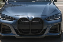 BMW 4-serie G22/23/26 2020– CS-Style nierengrille (voor G26, mat zwart) foto 1