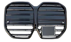 BMW 4-serie G22/23/26 2020– CS-Style nierengrille (voor I4 G26,2022+, mat zwart) foto 2