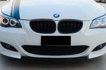 BMW 5 Serie E60/E61 2003–2010 M-Look nierroosters (mat zwart) foto 1