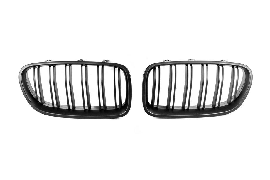 BMW 5 Serie F10/F11 2010–2016 M-Look nierroosters (mat zwart) Foto 2