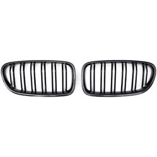 M-Look nierengrilles (glans zwart met carbon hydroprint) BMW 5 Serie F10/F11 2010–2016 foto 2