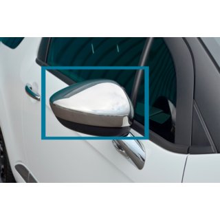 RVS spiegelkappen (set van 2) Citroen C-4 Picasso 2013–2022 foto 2
