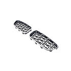 BMW 5 Serie F10/F11 2010–2016 Nierengrille Diamond Silver (chroomrand) foto 4