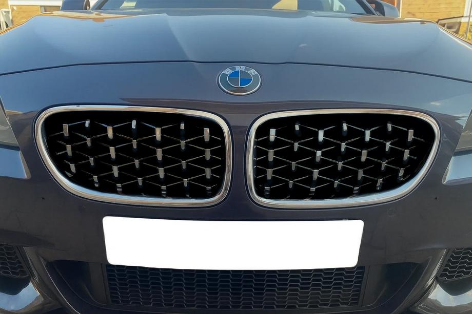 BMW 5 Serie F10/F11 2010–2016 Nierengrille Diamond Silver (chroomrand) Image