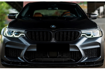 BMW 5 Serie G30/G31 2017–2023 M-Look nierroosters (2017-2020, mat zwart) foto 1