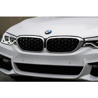 Niergrilles Diamond Black V1 (2017-2020, chroomomranding) BMW 5 Serie G30/G31 2017–2023 foto 1
