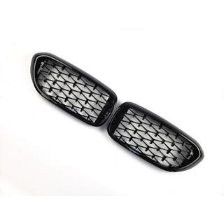 Niergrilles Diamond Black V1 (2017-2020, zwarte rand) BMW 5 Serie G30/G31 2017–2023 foto 3
