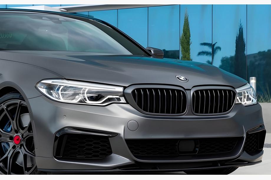 BMW 5 Serie G30/G31 2017–2023 Nierroosters 1 Bar (2017-2020, mat zwart) Image