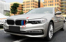 BMW 5 Serie G30/G31 2017–2023 Niergrille 1 Bar (2017-2020, M-Color met chromen omlijsting) foto 3