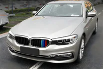 BMW 5 Serie G30/G31 2017–2023 Niergrille 1 Bar (2017-2020, M-Color met chromen omlijsting) foto 1