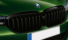 BMW 5 Serie G30/G31 2017–2023 Niergrilles 1 Bar (2021+, hoogglans zwart) foto 1