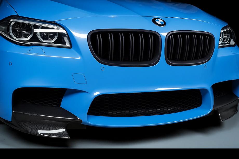 BMW 6-serie F12/F13/F06 2011–2018 M-Look nierroosters (mat zwart) Image