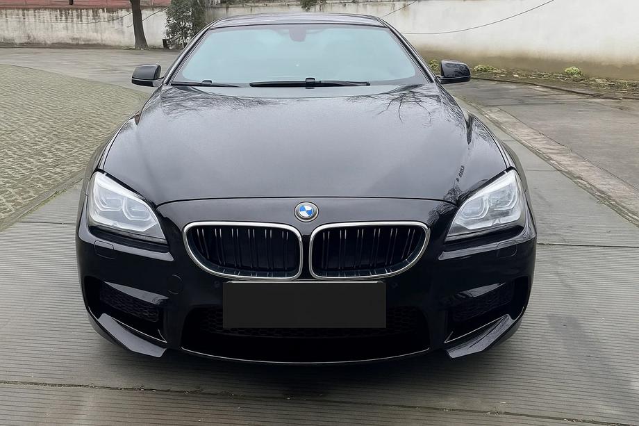 BMW 6-serie F12/F13/F06 2011–2018 M-Look nierroosters (hoogglans zwart met chroomrand) Image
