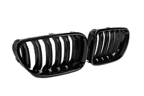 BMW 6-serie F12/F13/F06 2011–2018 Niergrilles M-Look (hoogglans zwart) foto 4