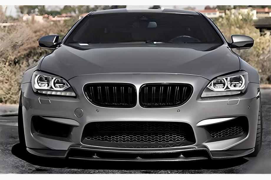 BMW 6-serie F12/F13/F06 2011–2018 Niergrilles M-Look (hoogglans zwart) Image