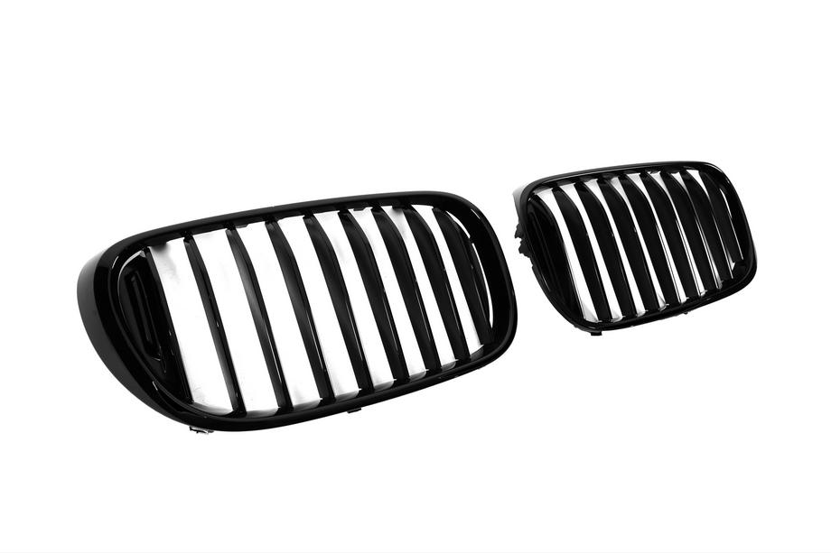 BMW 7 Serie G11/G12 2015–2022 Niergrille 1 Bar (2016-2019, hoogglans zwart) Foto 5