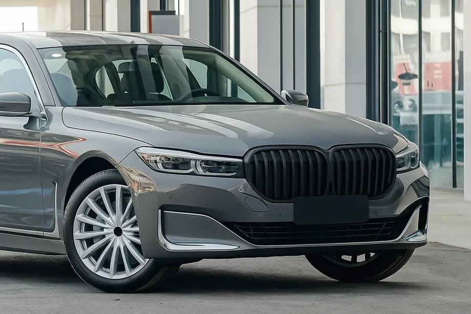 BMW 7 Serie G11/G12 2015–2022 Niergrille 1 Bar (2019-2022, mat zwart) Image