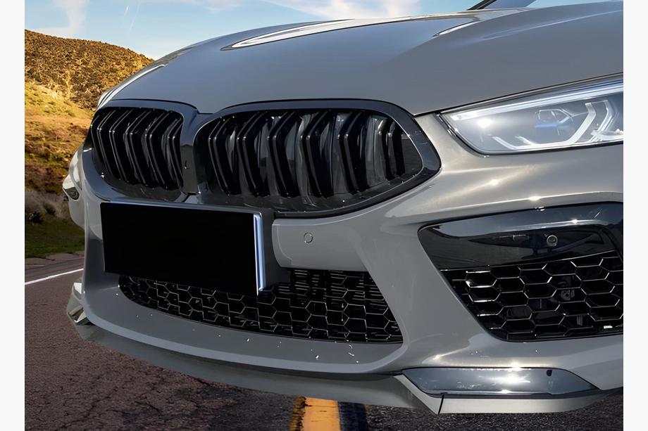 BMW 8-serie G14/G15/G16 2018– M-Look niergrille (2018-2022, hoogglans zwart) Image