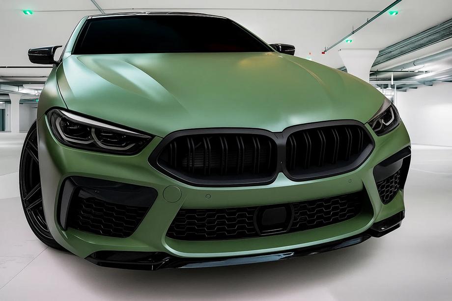 BMW 8-serie G14/G15/G16 2018– M-Look nierengrilles (2018-2022, mat zwart) Image