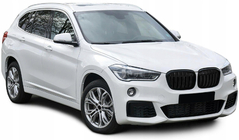 BMW X1 F48 2015–2022 M-Look niergrille (2015-2019, hoogglans zwart) foto 3