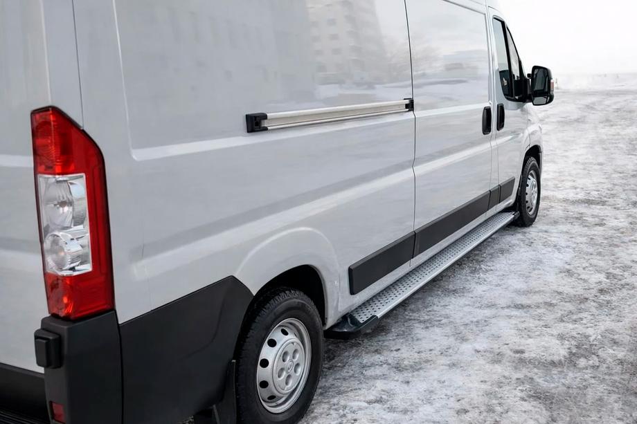 Citroen Jumper 2007–2025 Zijsteps Allmond Grey (2 stuks, aluminium) Image