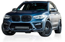 BMW X3 G01 2018– Niergrille M-Look (2018-2021, mat zwart) foto 1
