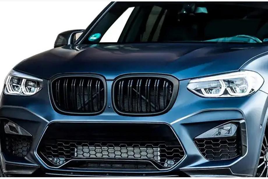 BMW X4 G02 2018– Niergrille M-Look (2018-2021, mat zwart) Image
