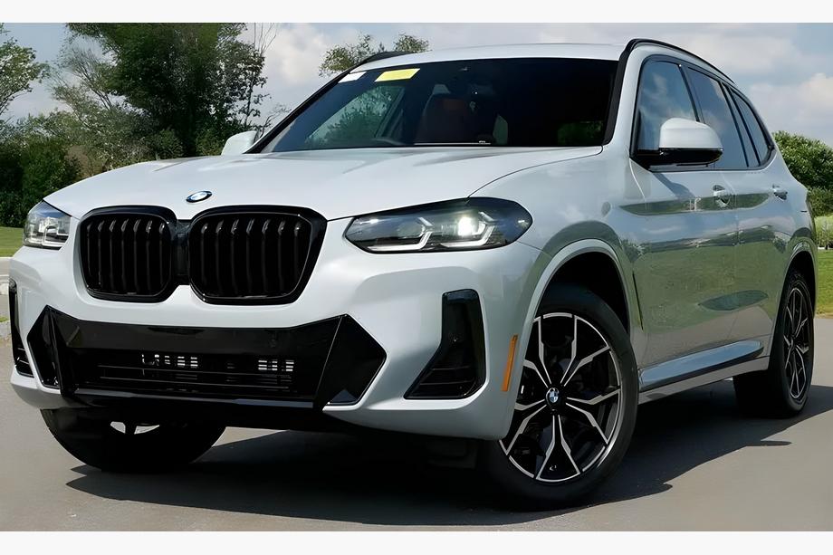 BMW X3 G01 2018– Niergrilles 1 Bar (2021+, hoogglans zwart) Image