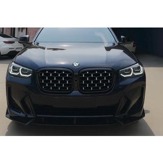Nierengrilles Diamond Silver (2021+, zwarte rand) BMW X3 G01 2018– foto 1