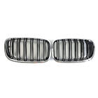 BMW X5 E70 2007–2013 M-Look nierroosters (hoogglans zwart met chroomrand) foto 2
