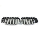 BMW X5 E70 2007–2013 M-Look nierroosters (hoogglans zwart met chroomrand) foto 6
