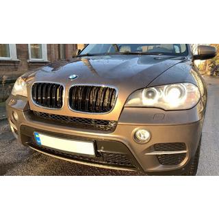 M-Look nierroosters (hoogglans zwart met chroomrand) BMW X5 E70 2007–2013 foto 1