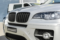 BMW X6 E71 2008–2014 M-Look nierroosters (mat zwart) foto 2