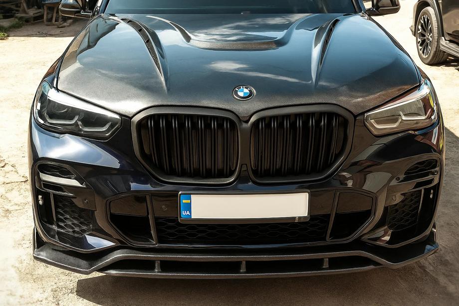 BMW X5 G05 2019–2026 Niergrilles M-Look (2019-2022, mat zwart) Image