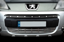 Citroen Berlingo 2008–2018 Grille sierlijsten (2-delig, RVS) foto 2