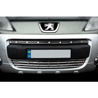 Grille sierlijsten (2-delig, RVS) Citroen Berlingo 2008–2018 foto 2
