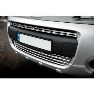 Grille sierlijsten (2-delig, RVS) Citroen Berlingo 2008–2018 foto 3
