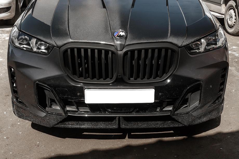 BMW X5 G05 2019–2026 Niergrilles 1 Bar (2023+, mat zwart) Image