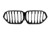 BMW X6 G06 2019–2027 Nierengrilles 1 Bar (2019-2022, hoogglans zwart) foto 3