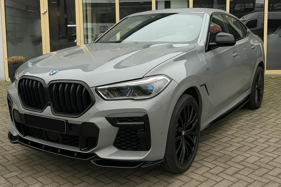BMW X6 G06 2019–2027 Niergrille 1 Bar (2019-2022, mat zwart) Image