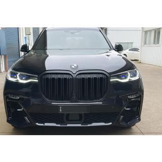 Niergrilles M-Look (2019-2022, mat zwart) BMW X7 G07 2019– foto 1