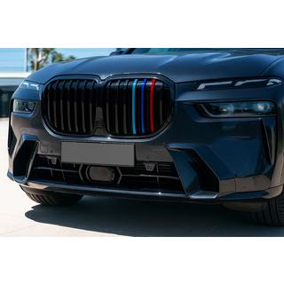 Nierengrille 1 Bar (2023+, matzwart) BMW X7 G07 2019– foto 1