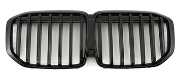 BMW X7 G07 2019– Niergrille 1 Bar (2023+, hoogglans zwart) foto 2