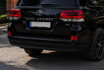 Toyota Land Cruiser 200 2007–2021 Achterdiffuser inzetstuk zonder chroom 2016-2021 (Executive 2019/2021) Witte kleur foto 2