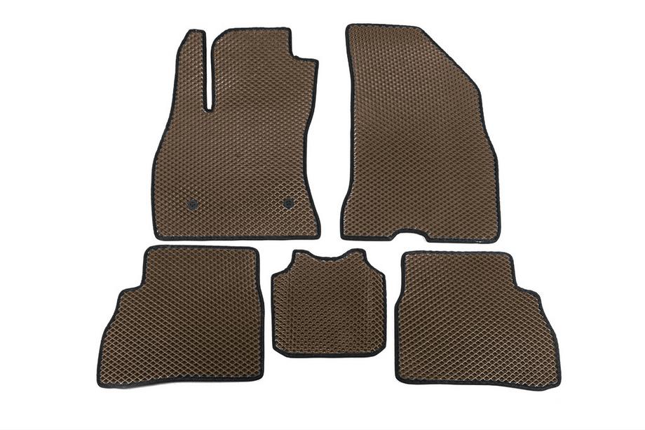 Fiat Doblo II 2010–2022 EVA automatten (bruin) Image