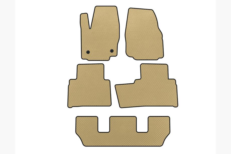 Ford Galaxy 2007–2015 EVA automatten (3 rijen, beige) Image