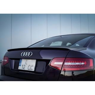 DPT spoiler (hoogglans zwart) Audi A6 C6 2004–2011 foto 1