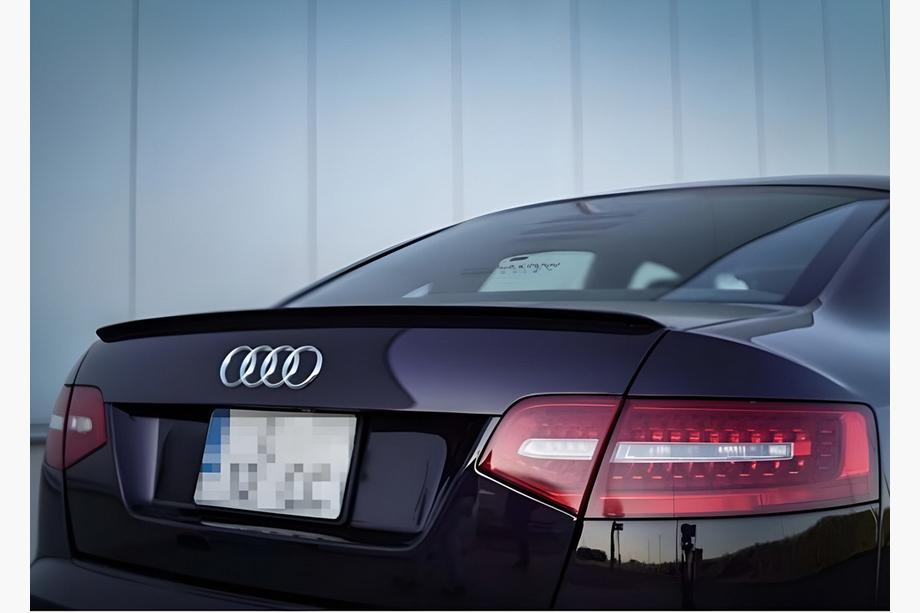 Audi A6 C6 2004–2011 DPT spoiler (hoogglans zwart) Image
