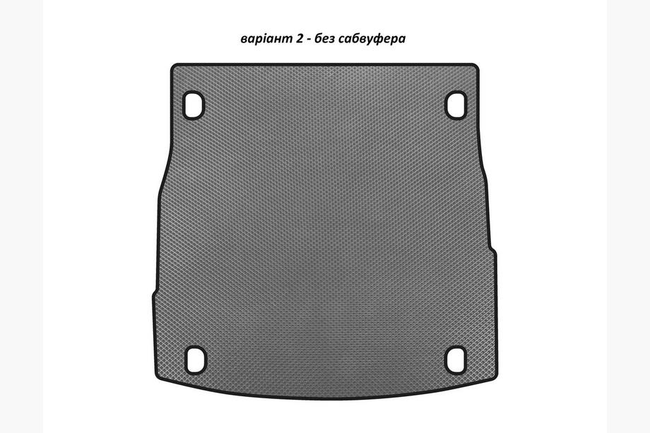 Alfa Romeo Stelvio 2016– EVA V-2 kofferbakmat (zonder subwoofer, grijs) Image